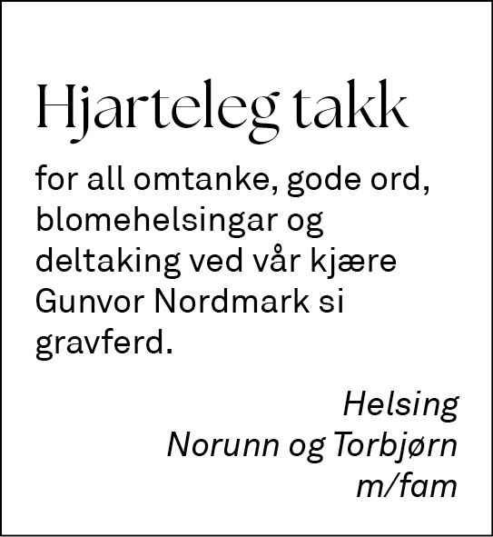 Gunvor Nordmark