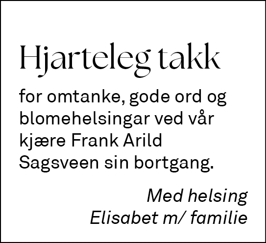 Frank Arild Sagsveen