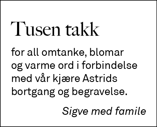 Astrid Elise Kvåle Klungtveit